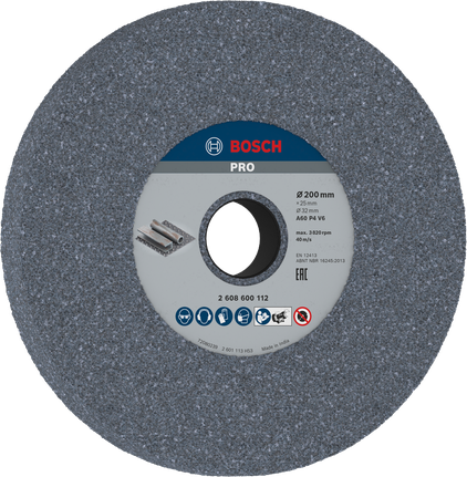 Bosch金屬砂輪 200 x 25 x 32 mm G60。